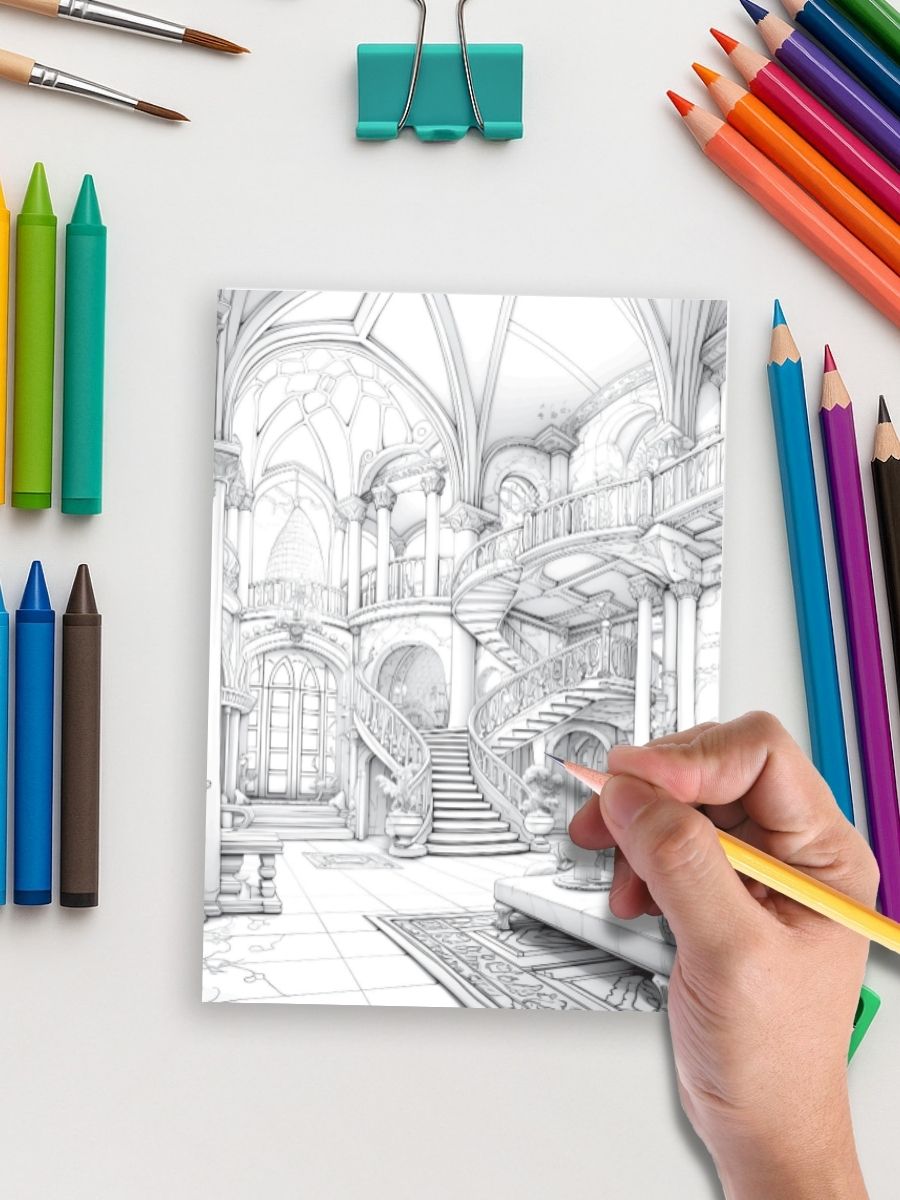 Fantasia Rooms – 50 Fantasy Interior Design Pages - Image 5