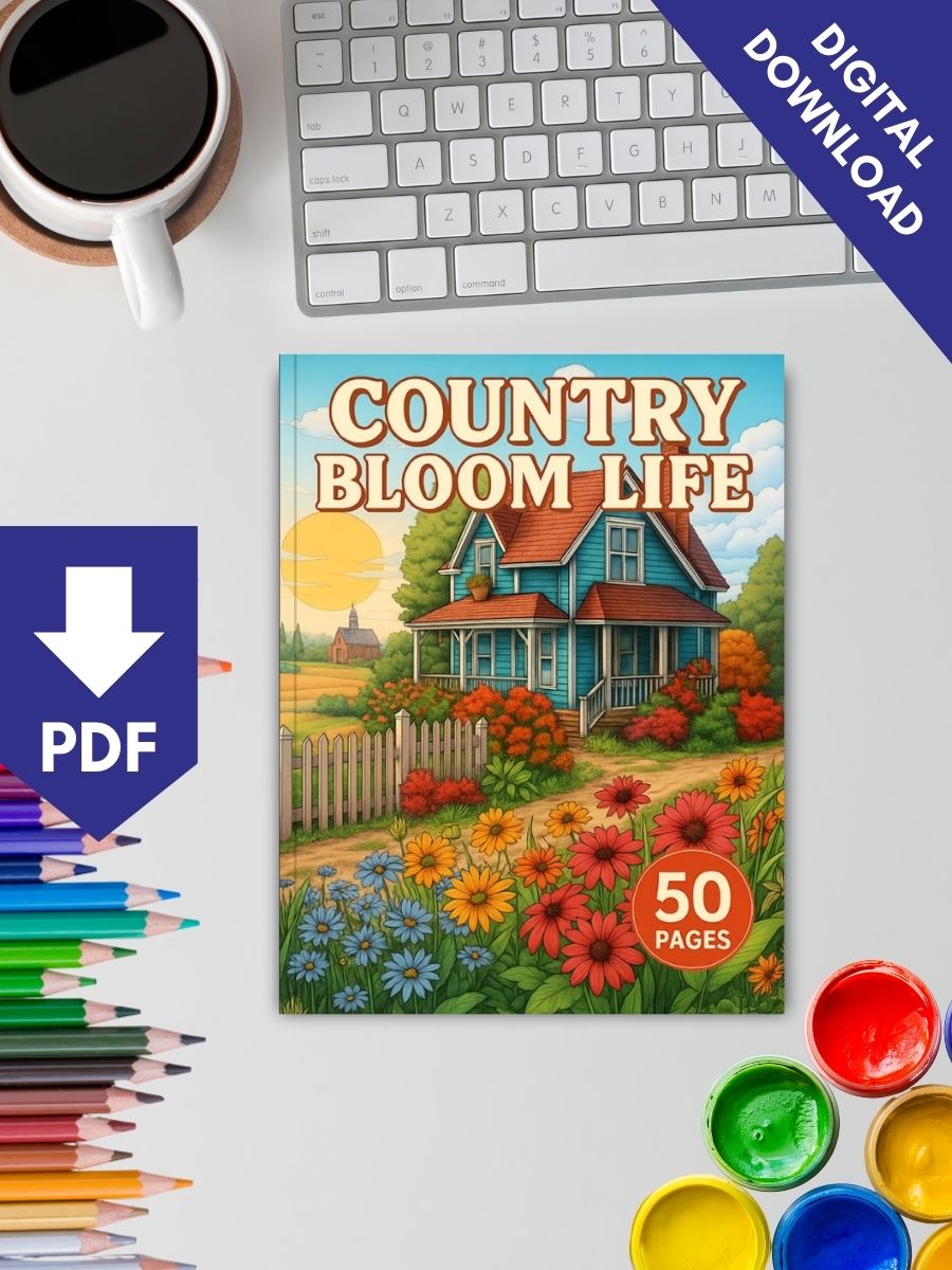 Country Bloom Life – 50 Rustic Country-Themed Pages - Image 2